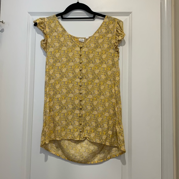 Gap Yellow Sleeveless Top - Picture 1 of 3